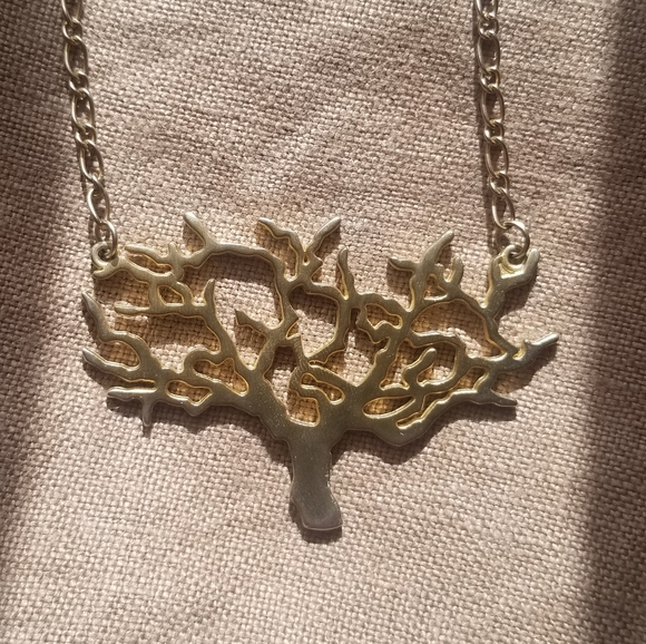 Jewelry - Necklace Gold Silver Tree | Statement | Unique